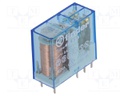 Relay: electromagnetic; DPDT; Ucoil: 24VDC; 8A/250VAC; 8A/30VDC