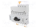 Switch: mains-generator; Stabl.pos: 3; 80A; I-0-II; Mounting: DIN