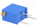 Potentiometer: mounting; multiturn; 200Ω; 250mW; ±10%; linear; THT