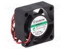 Fan: DC; axial; 12VDC; 25x25x10mm; 6.42m3/h; 26dBA; Vapo; 14000rpm