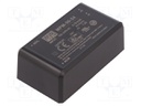 Power supply: switched-mode; modular; 30W; 24VDC; 69.5x39x24mm