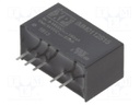 Isolated Board Mount DC/DC Converter, Medical, 1 Output, 1 W, 15 VDC, 67 mA