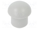 Stopper; polyamide; light grey; L: 9mm; -20÷100°C; Entrelec