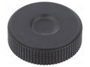 Knob; Ø: 70mm; Int.thread: M14; 20mm; H: 42mm; technopolymer (PP)