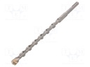 Drill bit; for concrete; Ø: 13mm; L: 260mm; metal; Man.series: PRO 4