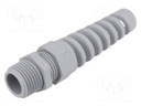 Cable gland; with strain relief; NPT1/2"; IP68; Mat: polyamide