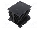 Heatsink: extruded; H; black; L: 106mm; W: 110mm; H: 96mm; aluminium