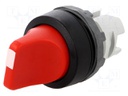 Switch: rotary; Stabl.pos: 3; 22mm; red; Illumin: none; IP66; Pos: 3