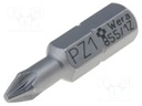 Screwdriver bit; Pozidriv®; PZ1; Overall len: 25mm