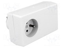Enclosure: for power supplies; X: 71mm; Y: 120mm; Z: 45mm; grey
