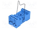 Socket; PIN: 11; 10A; 250VAC; Mounting: DIN,on panel; Series: 60.13