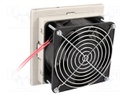 Fan: AC; axial; 230VAC; 120x120x38mm; 125m3/h; 45dBA; IP54