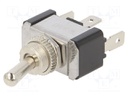 Switch: toggle; Pos: 2; SPDT; ON-ON; 20A/12VDC; 0÷65°C; 50mΩ; TA/TA1