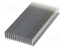 Heatsink: extruded; grilled; universal; aluminium; L: 304.8mm; raw