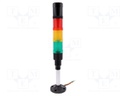 Signaller: signalling column; buzzer,continuous light; LED; 40mm