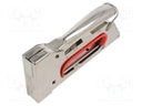 Stapler; recoilless; Mat: steel; manual; for industrial use