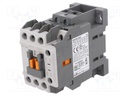 Contactor: 3-pole; NO x3; Auxiliary contacts: NO + NC; 24VAC; 18A