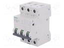 Circuit breaker; 400VAC; Inom: 40A; Poles: 3; DIN; Charact: C; 6kA