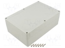 Enclosure: multipurpose; X: 140mm; Y: 210mm; Z: 75mm; ZP; ABS; gasket