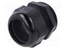 Cable gland; M63; Mat: polyamide; black