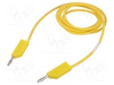 Test lead; 60VDC; 16A; 4mm banana plug-4mm banana plug; Len: 2m