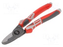 Cutters; for copper and aluminium cables; 210mm