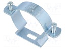 T-bolt clamp; W: 86mm; Clamping: 48÷54mm; steel; Plating: zinc