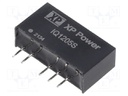 Isolated Board Mount DC/DC Converter, Semi Regulated, ITE, 2 Output, 1 W, 5 V, 100 mA, -5 V