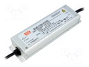 Power supply: switched-mode; LED; 150W; 150÷300VDC; 500mA; IP67