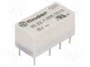 Relay: electromagnetic; DPDT; Ucoil: 5VDC; 2A/125VAC; 2A/30VDC