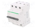 Circuit breaker; 230/400VAC; Inom: 10A; Poles: 3; DIN; Charact: B