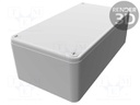 Enclosure: multipurpose; X: 60mm; Y: 112mm; Z: 38mm; 1590; aluminium