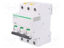 Circuit breaker; 400VAC; Inom: 25A; Poles: 3; DIN; Charact: D; 6kA