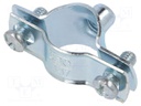 T-bolt clamp; 14÷17mm; steel; Plating: zinc; V: industrial; Hole: M6