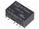 Isolated Board Mount DC/DC Converter, Regulated, ITE, 2 Output, 1 W, 12 V, 42 mA, -12 V