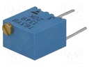 Potentiometer: mounting; multiturn; 20kΩ; 250mW; ±10%; linear; THT