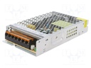 Power supply: switched-mode; LED; 150W; 12VDC; 12.5A; 220÷240VAC