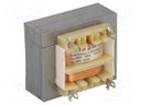 Transformer: mains; 2VA; 230VAC; 8.8V; 0.22A; Mounting: screw type