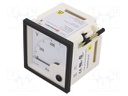 Voltmeter; analogue; on panel; VAC: 0÷500V; Class: 1,5; True RMS