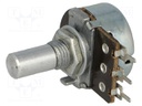 Potentiometer: shaft; single turn; 220kΩ; 200mW; ±20%; THT; 6mm