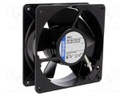 Fan: AC; axial; 230VAC; 119x119x38mm; 160m3/h; 40dBA; ball bearing