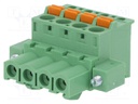 Pluggable terminal block; 5.08mm; ways: 4; angled 90°; plug; 320V