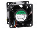 Fan: DC; axial; 12VDC; 60x60x38mm; 102.96m3/h; 61.2dBA; Len: 300mm