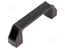 Handle; Mat: technopolymer (PP); black; H: 41mm; L: 142mm; W: 26mm