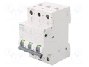 Circuit breaker; 400VAC; Inom: 25A; Poles: 3; DIN; Charact: B; 6kA