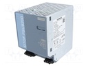 Power supply: switched-mode; 480W; 24VDC; 20A; 85÷275VAC; IP20