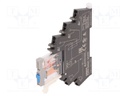 Relay: interface; SPDT; Ucoil: 24VDC; 6A; 6A/250VAC; 6A/30VDC; 100mΩ