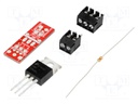 Robot.access: electronic power switch; Colour: red; 3.5A; 60V