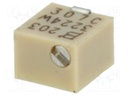 Potentiometer: mounting; multiturn; 20kΩ; 250mW; SMD; ±10%; linear