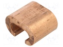 Copper; 70mm2; 2/0AWG; Connector: C shape crimp